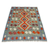 Handmade Vegetable Kelim 3' 9" x 5' 0" (ft) - No. R39033