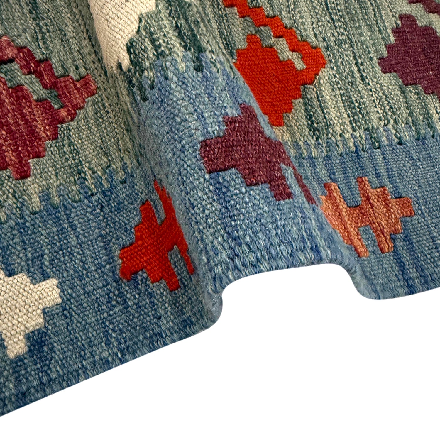 Handmade Vegetable Kelim 3' 9" x 5' 0" (ft) - No. R39033