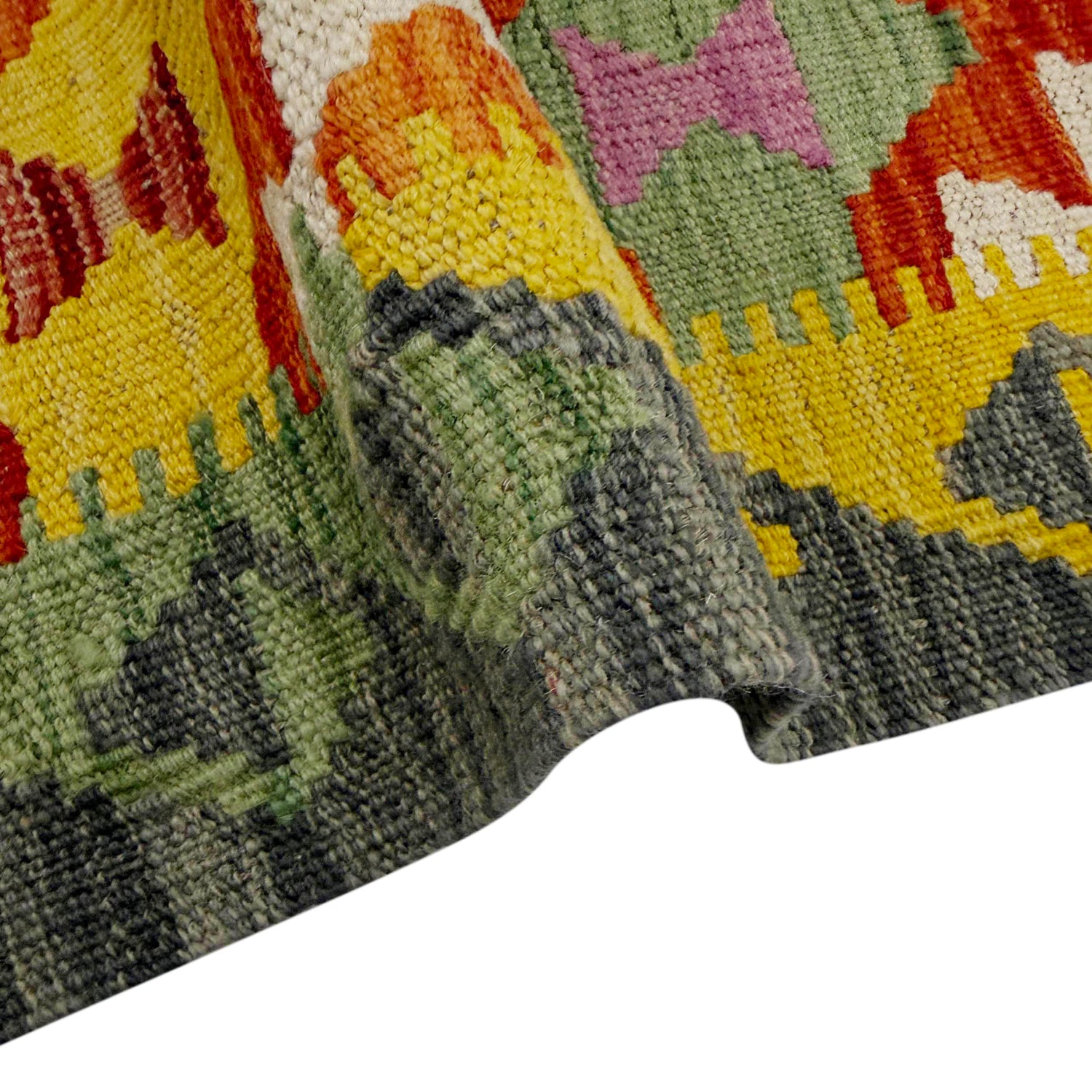 Handmade Vegetable Kilim 3' 3" x 4' 10" (ft) - No. R39034