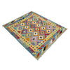 Handmade Vegetable Kilim 5' 2" x 6' 9" (ft) - No. R39046