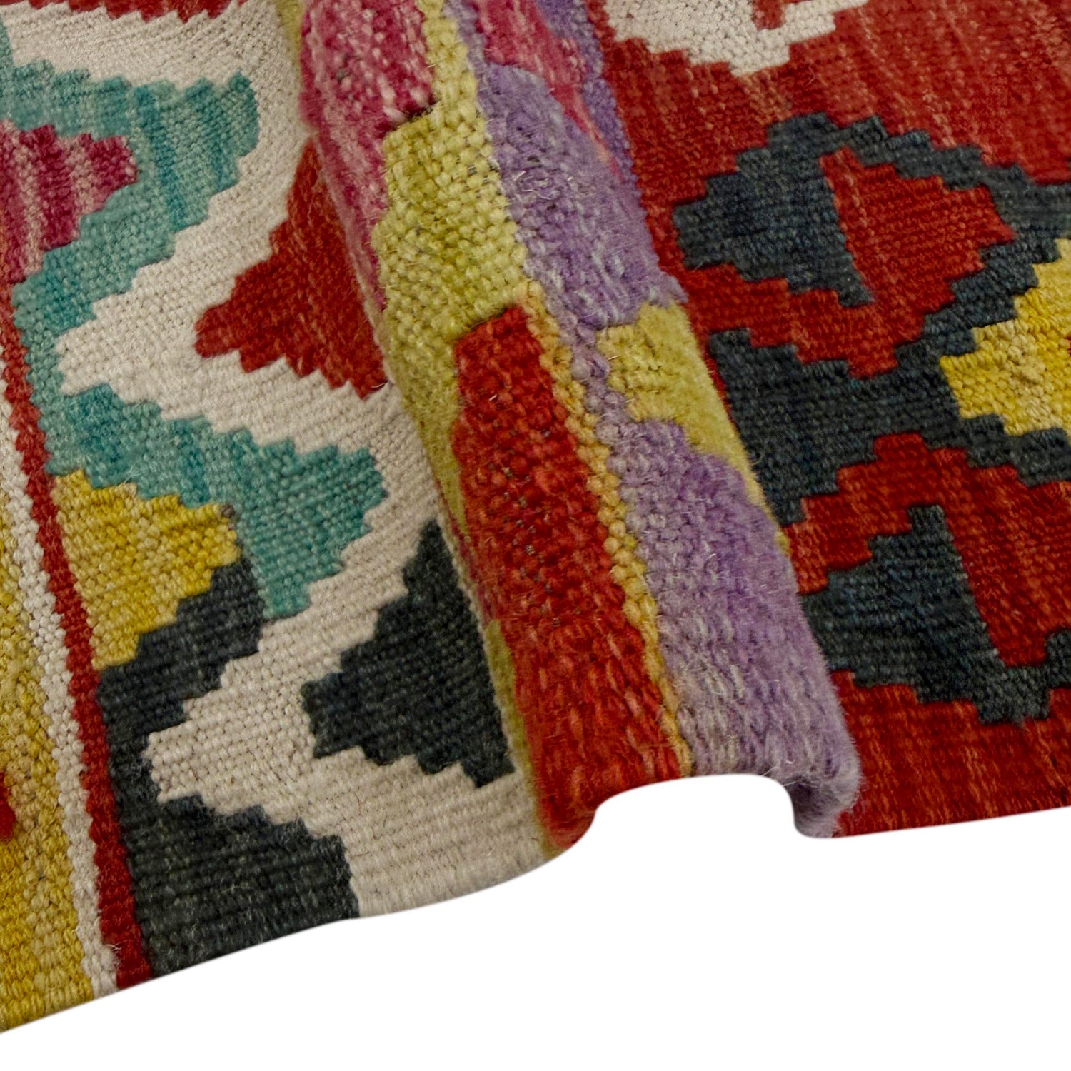 Handmade Vegetable Kelim 4' 9" x 6' 8" (ft) - No. R39047
