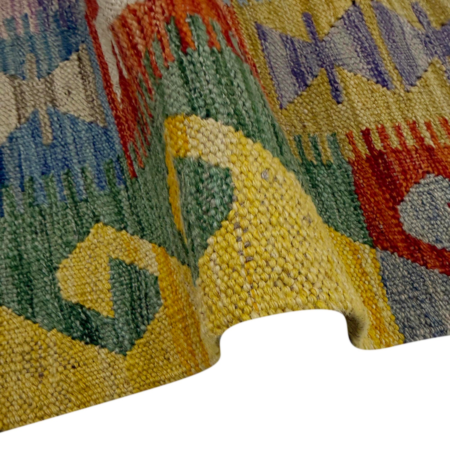 Handmade Vegetable Kelim 5' 11" x 8' 0" (ft) - No. R39049