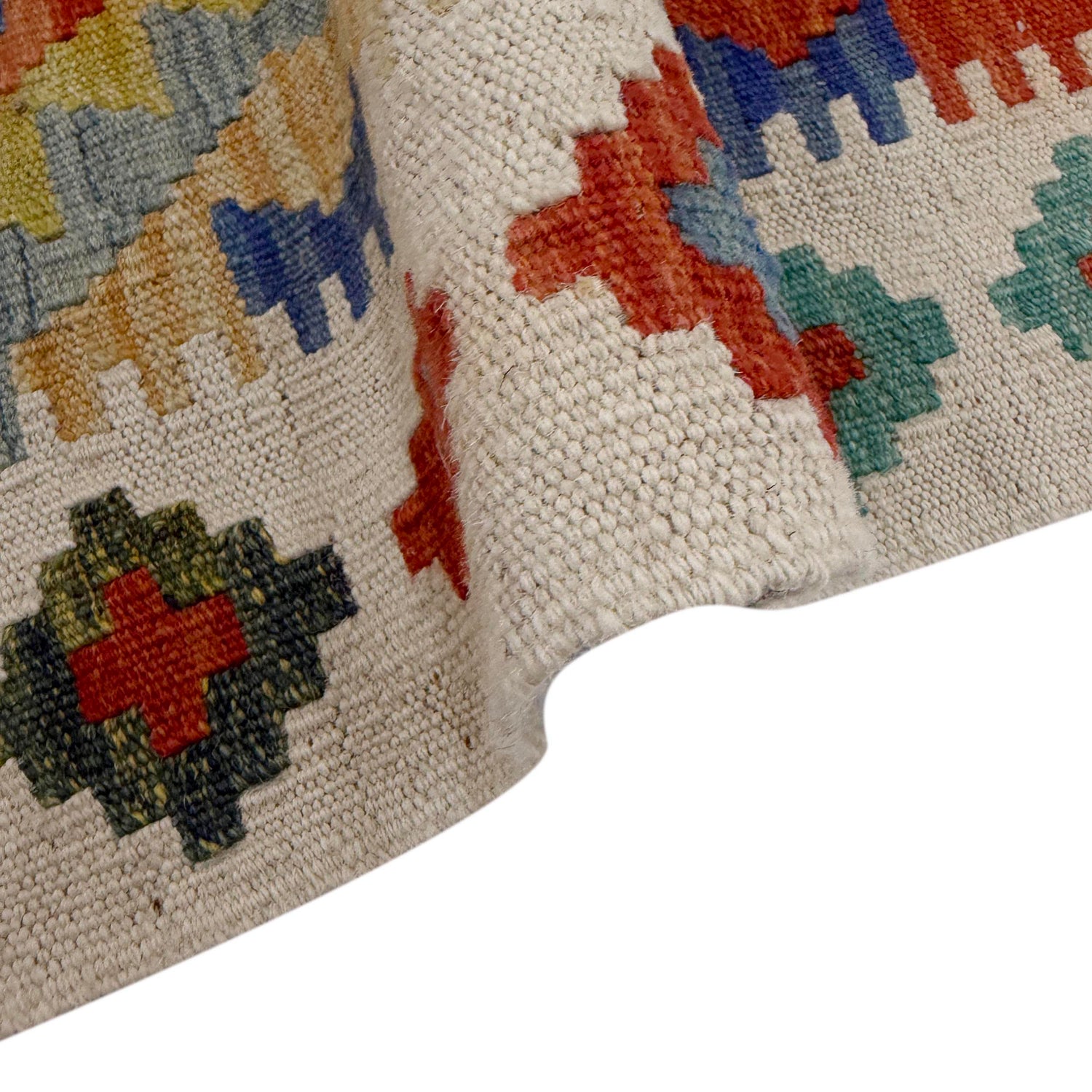 Handmade Vegetable Kilim 4' 11" x 6' 7" (ft) - No. R39050