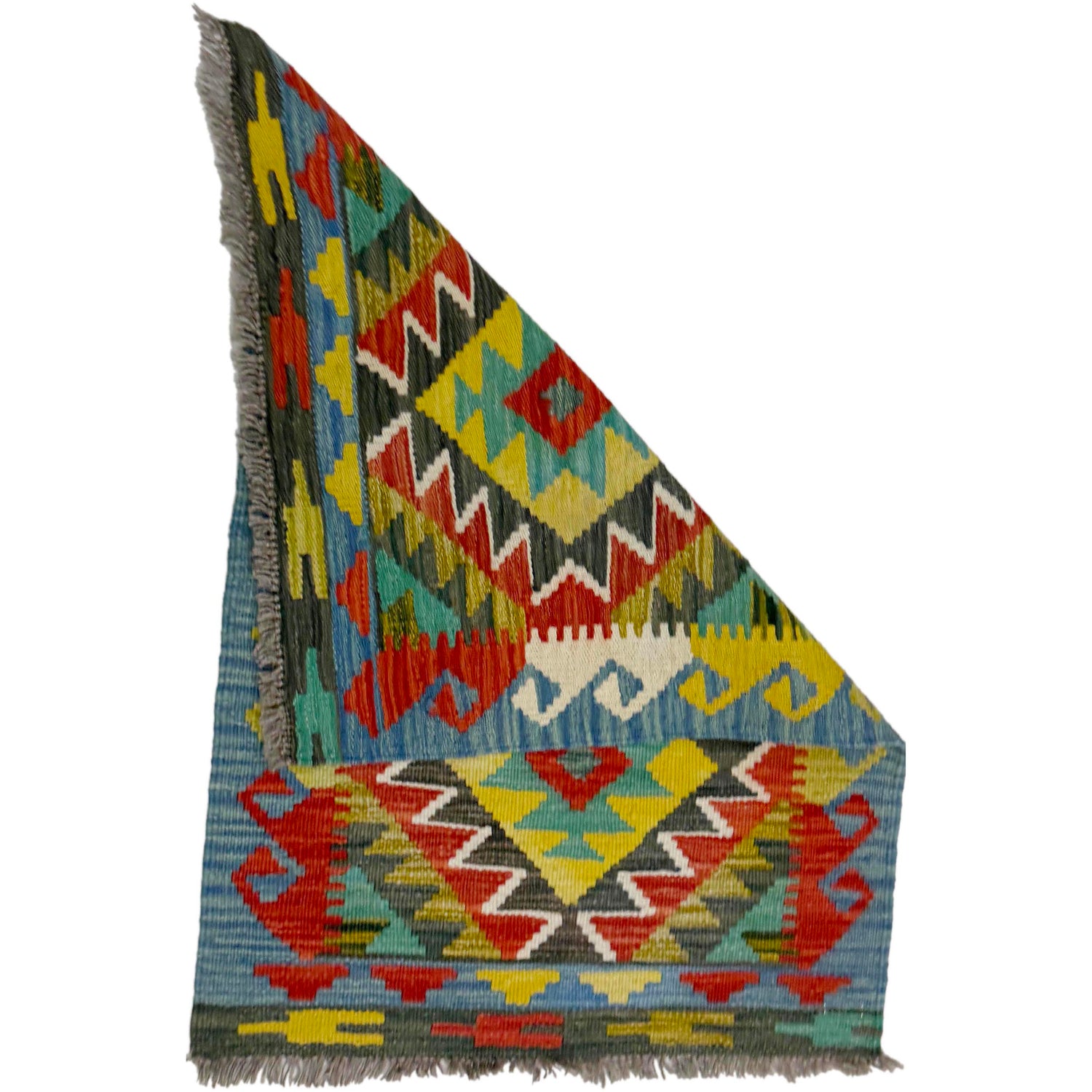 Handmade Vegetable Kelim 2' 1" x 2' 11" (ft) - No. R39053