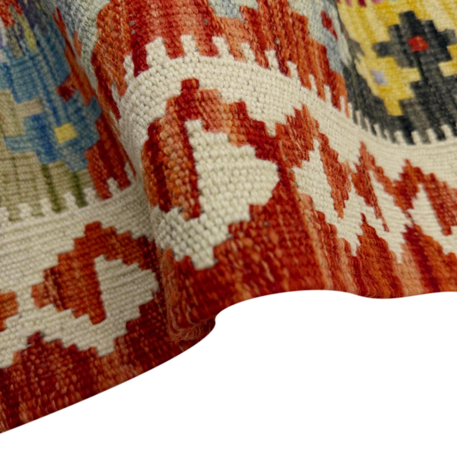 Handmade Vegetable Kilim 5' 11" x 8' 1" (ft) - No. R39062