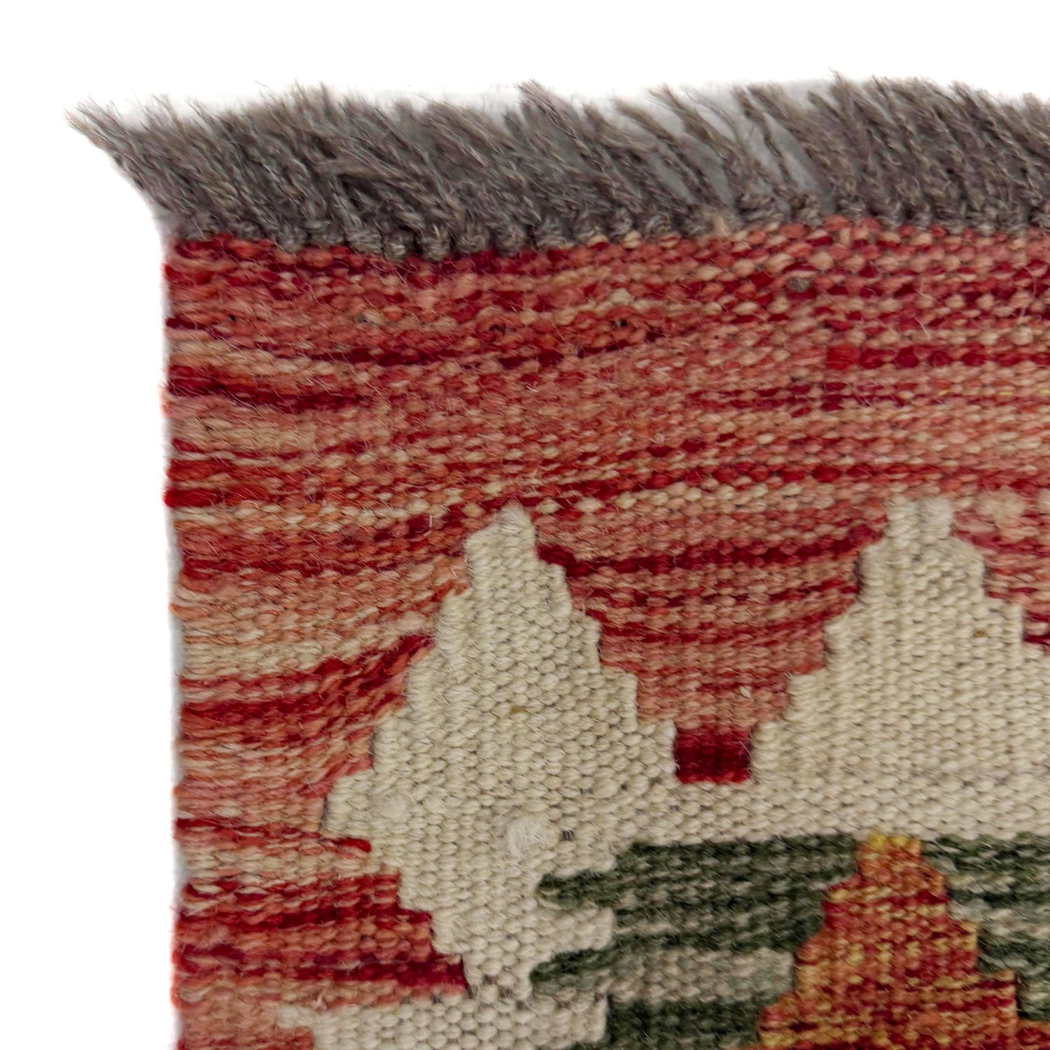 Handmade Vegetable Kelim 5' 1" x 7' 7" (ft) - No. R39065