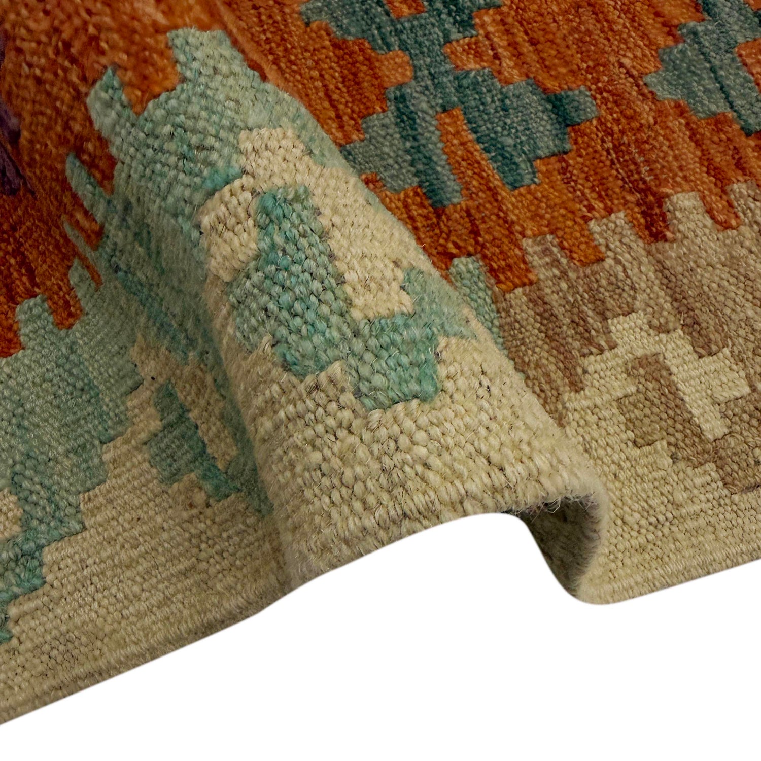 Handmade Vegetable Kilim 5' 10" x 8' 0" (ft) - No. R39069