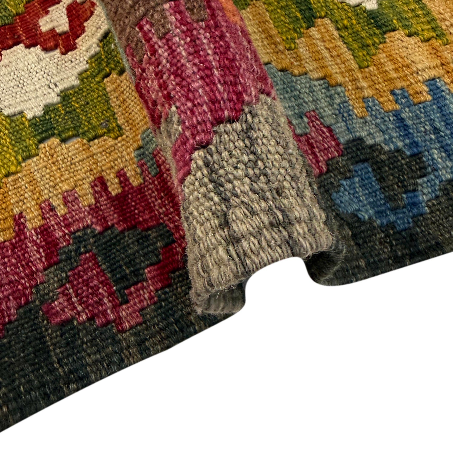 Handmade Vegetable Kilim 4' 4" x 6' 11" (ft) - No. R39072