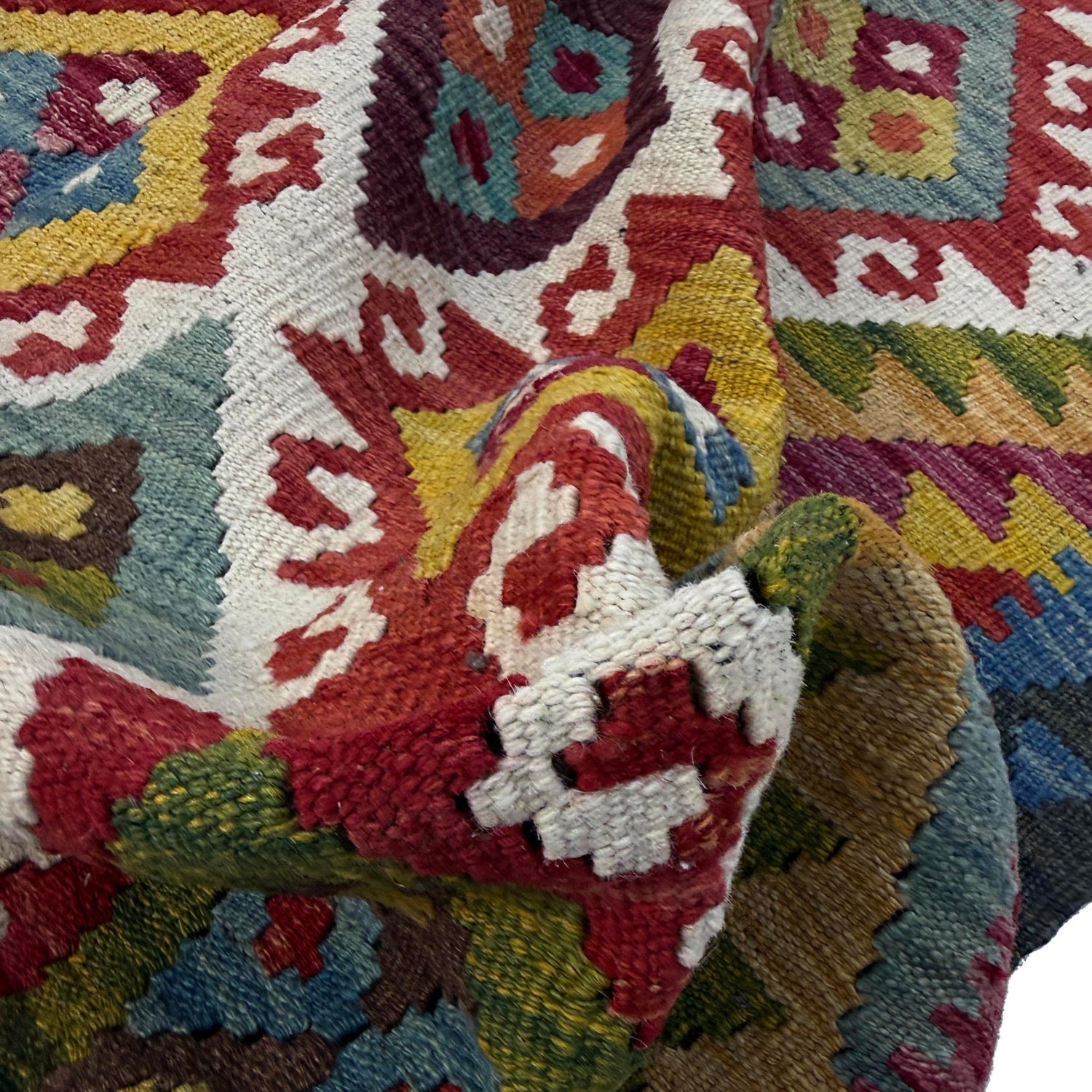 Handmade Vegetable Kilim 4' 4" x 6' 11" (ft) - No. R39072