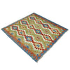 Handmade Vegetable Kelim 5' 0" x 5' 7" (ft) - No. R39077