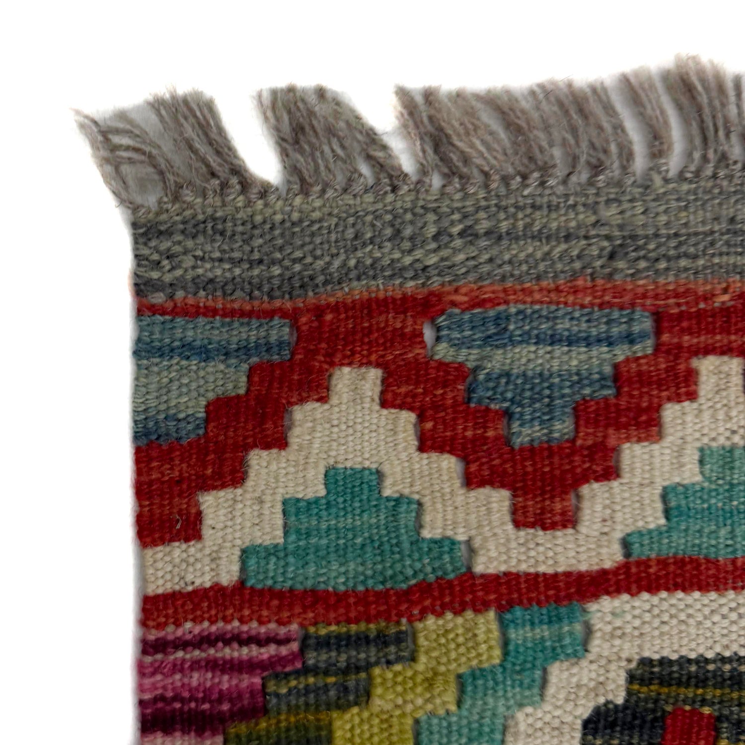 Handmade Vegetable Kilim 5' 2" x 6' 5" (ft) - No. R39080