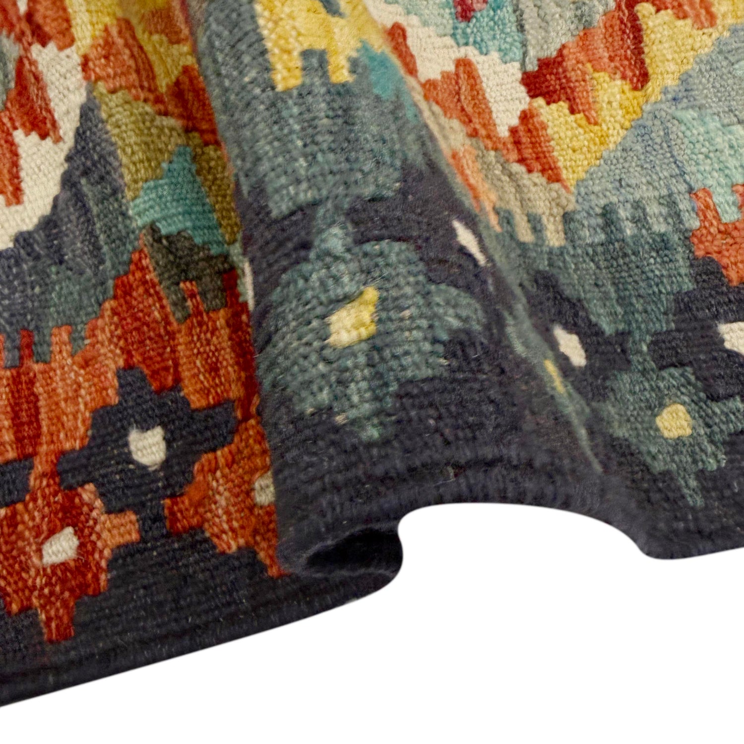Handmade Vegetable Kelim 5' 10" x 8' 0" (ft) - No. R39082