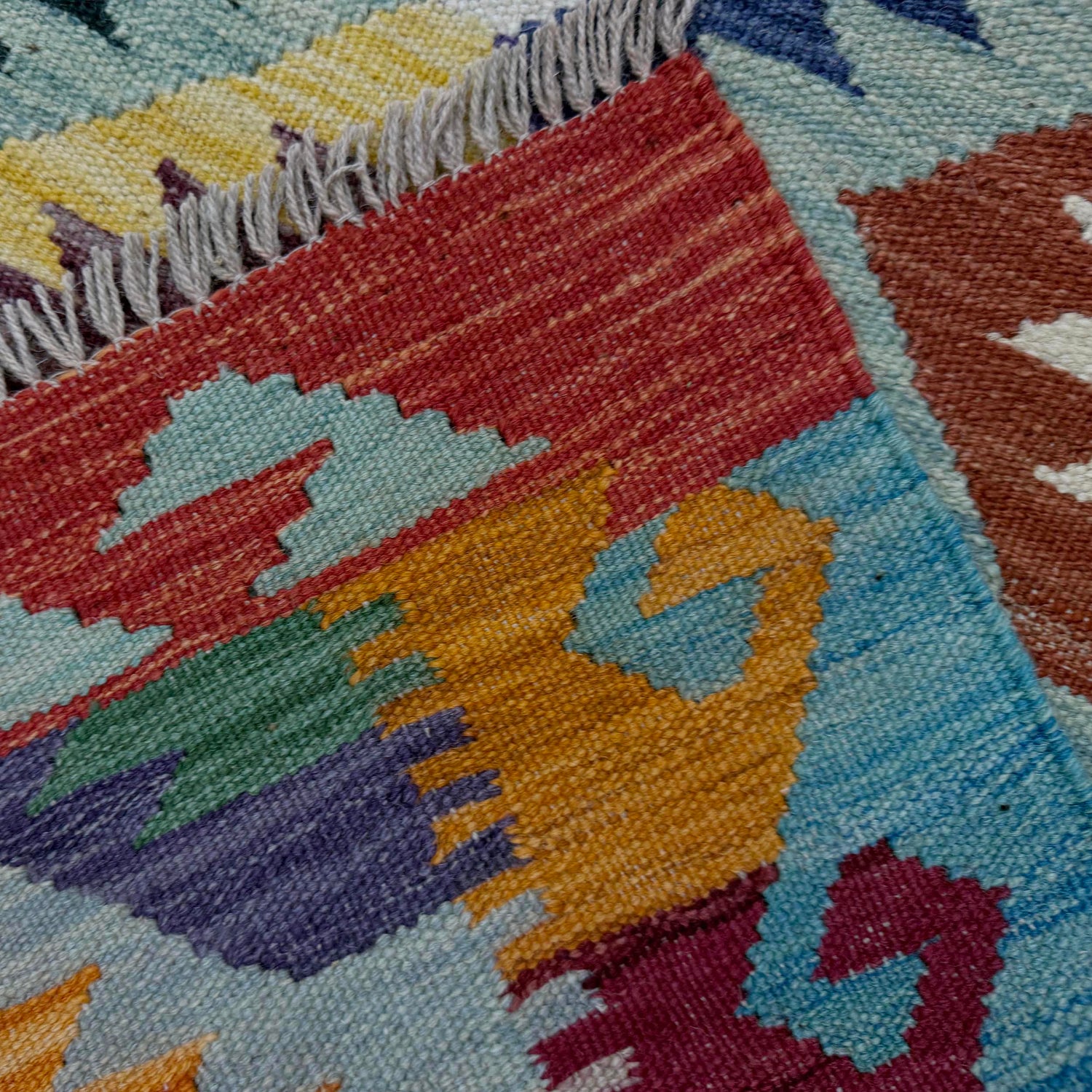 Handmade Vegetable Kilim 5' 3" x 6' 9" (ft) - No. R39083