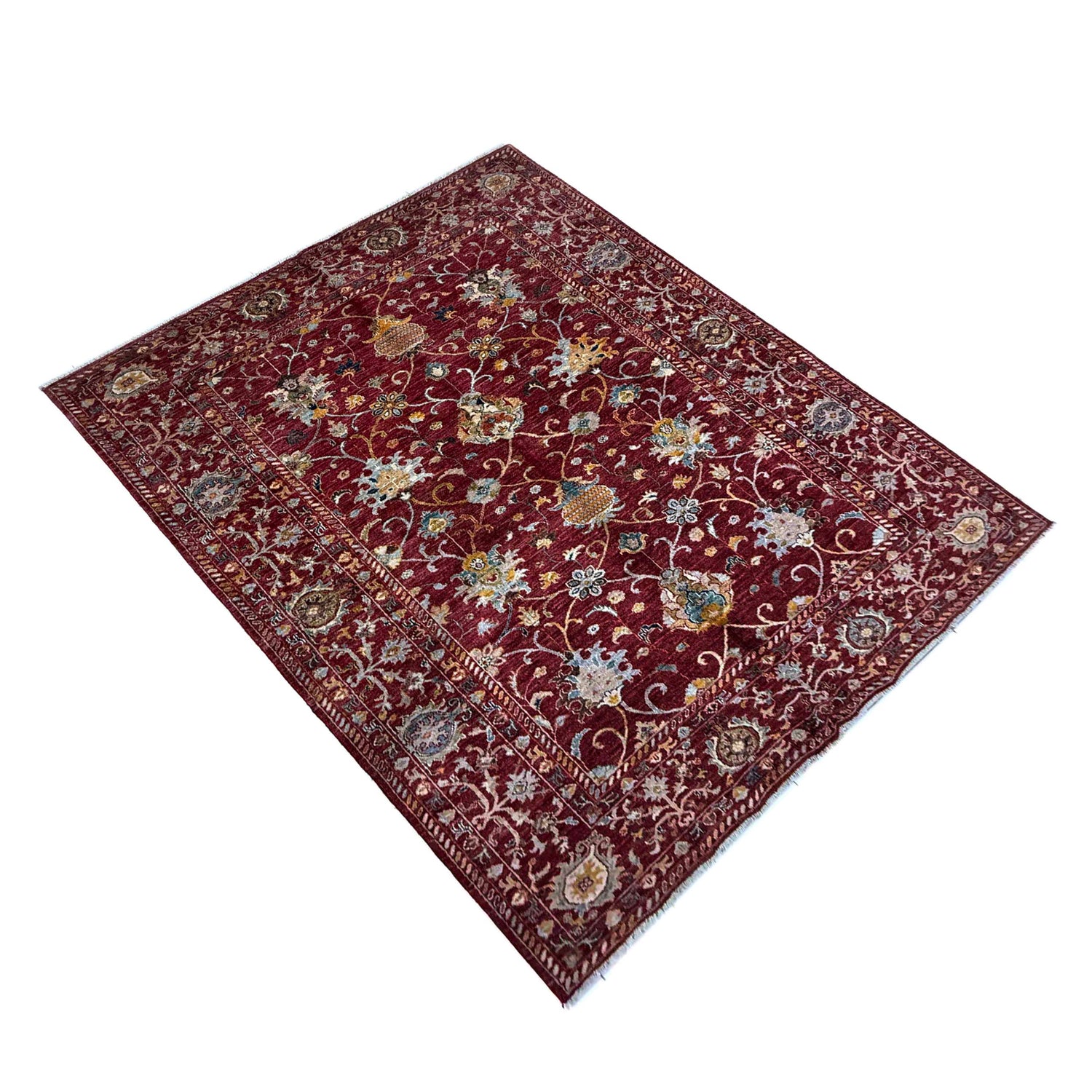 Handmade Sultani Area Rug 5' 8" x 7' 9" (ft) - No. R39636