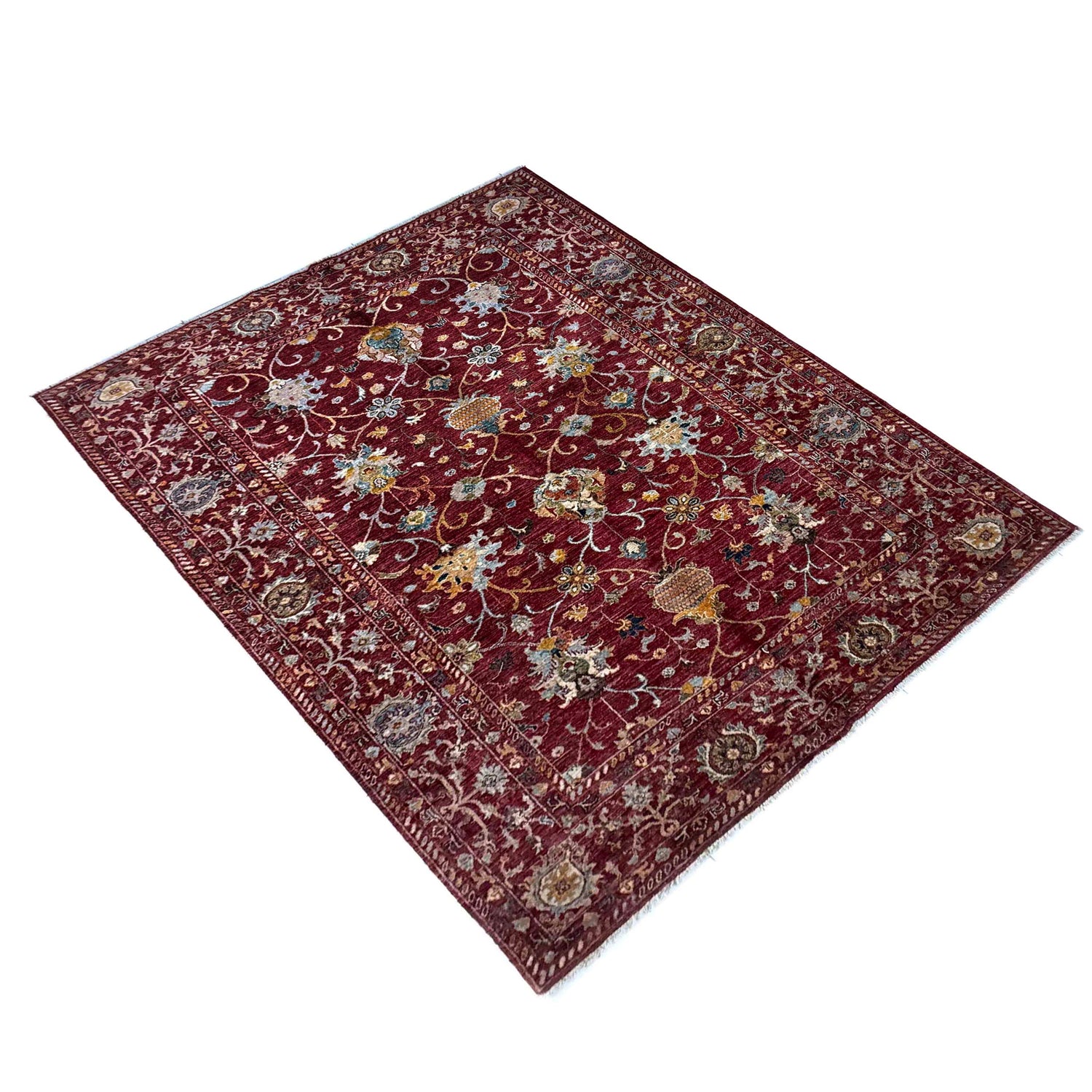 Handmade Sultani Area Rug 5' 8" x 7' 9" (ft) - No. R39636