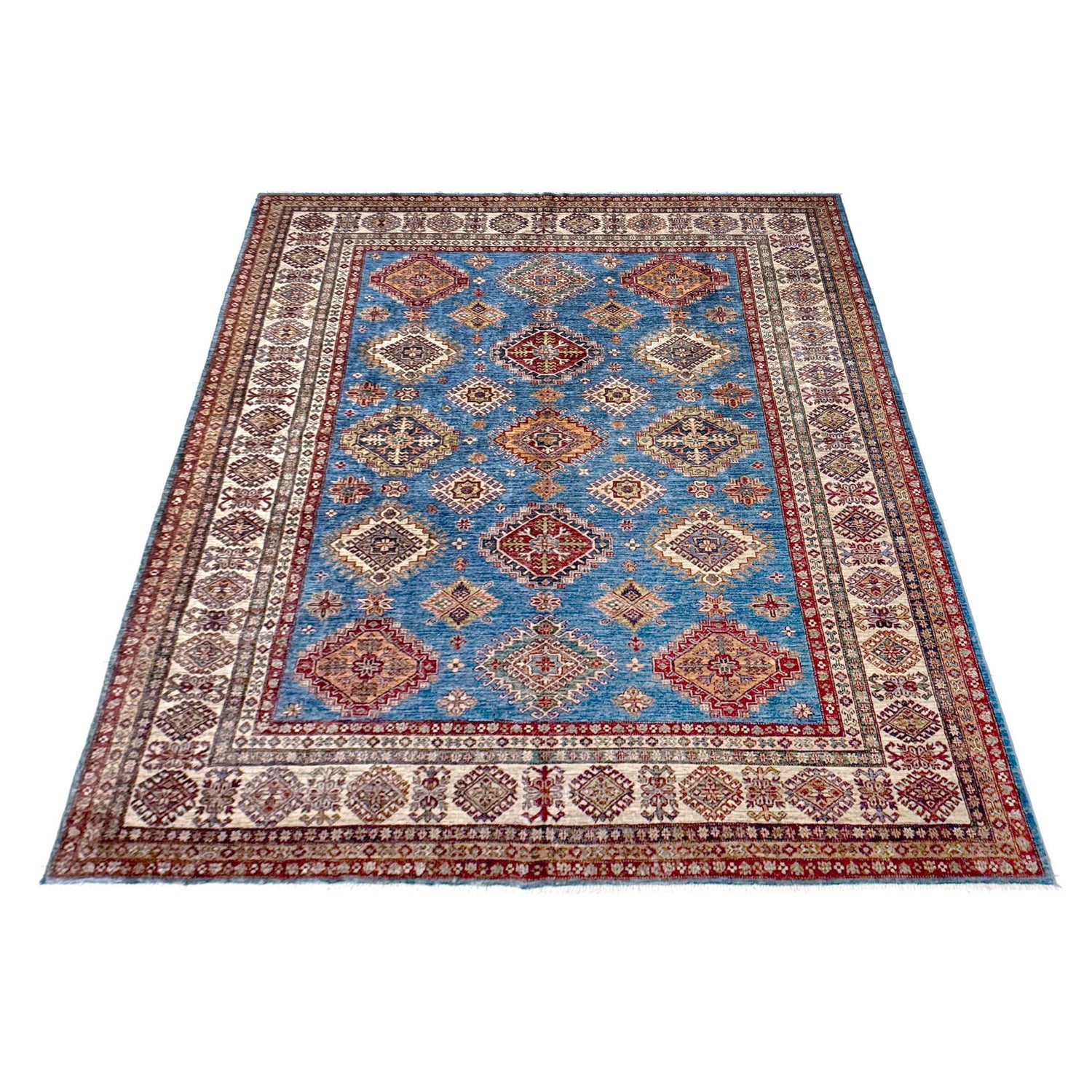 Fine Kazak Carpet 8' 3" x 10' 1" (ft) - No. R39639