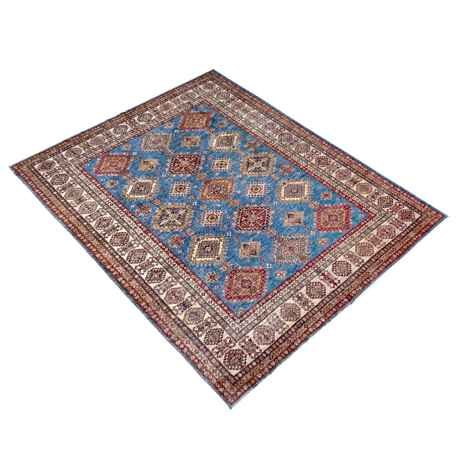 Fine Kazak Carpet 8' 3" x 10' 1" (ft) - No. R39639