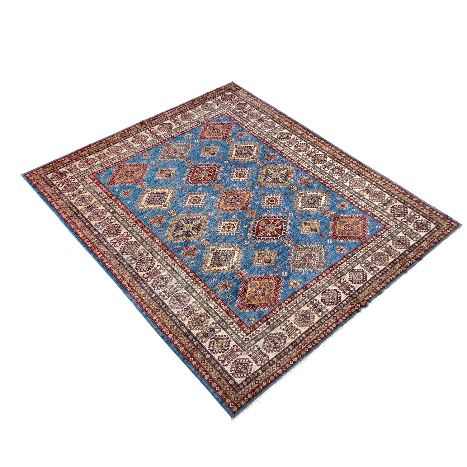Fine Kazak Carpet 8' 3" x 10' 1" (ft) - No. R39639