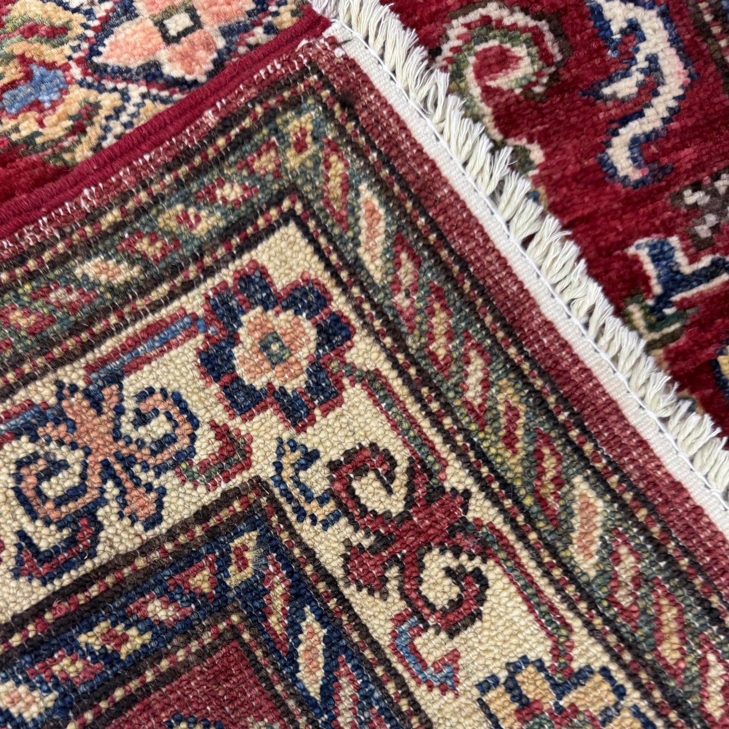 Red Color Handmade Kazak Runner Rug 2' 0" x 6' 0" (ft) - No. R39645