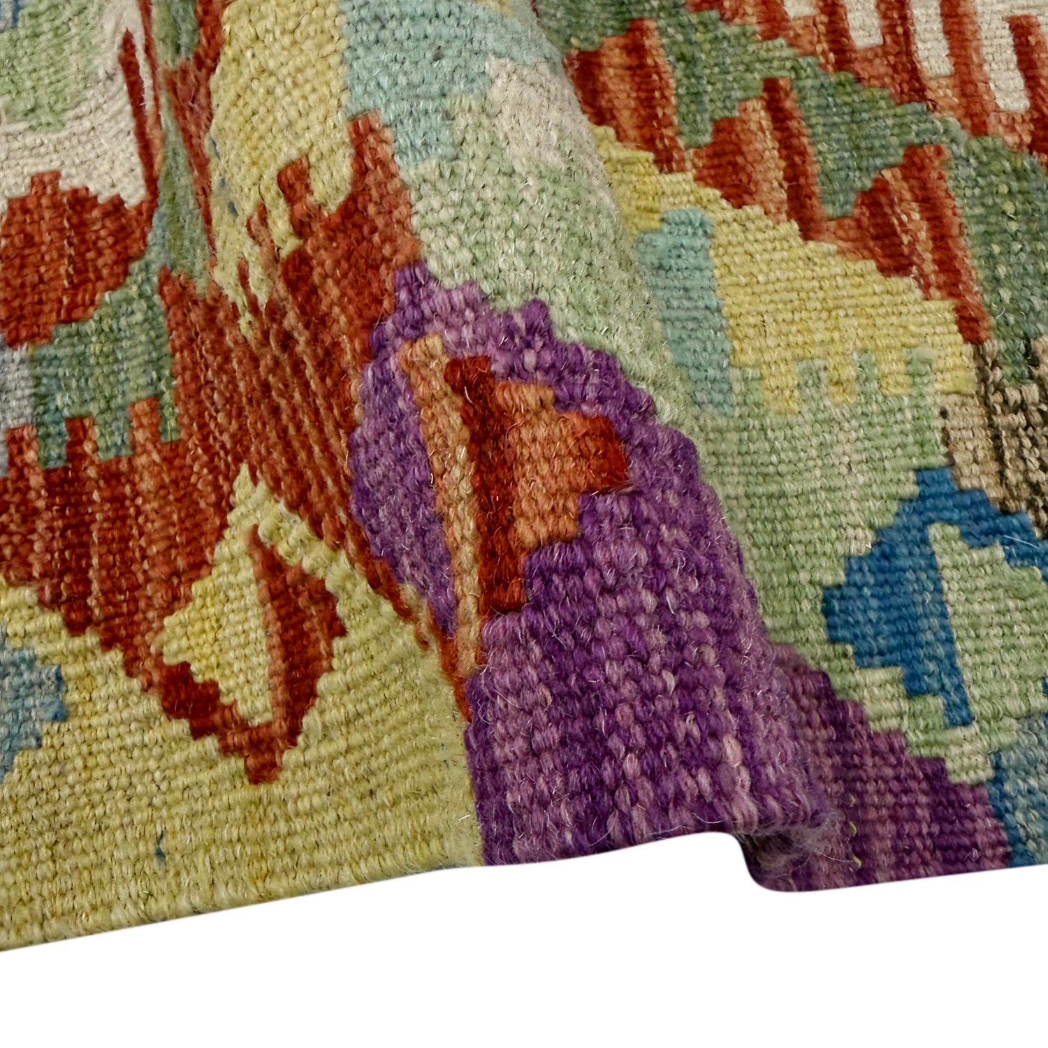 Handmade Vegetable Kilim 4' 3" x 5' 9" (ft) - No. R39646