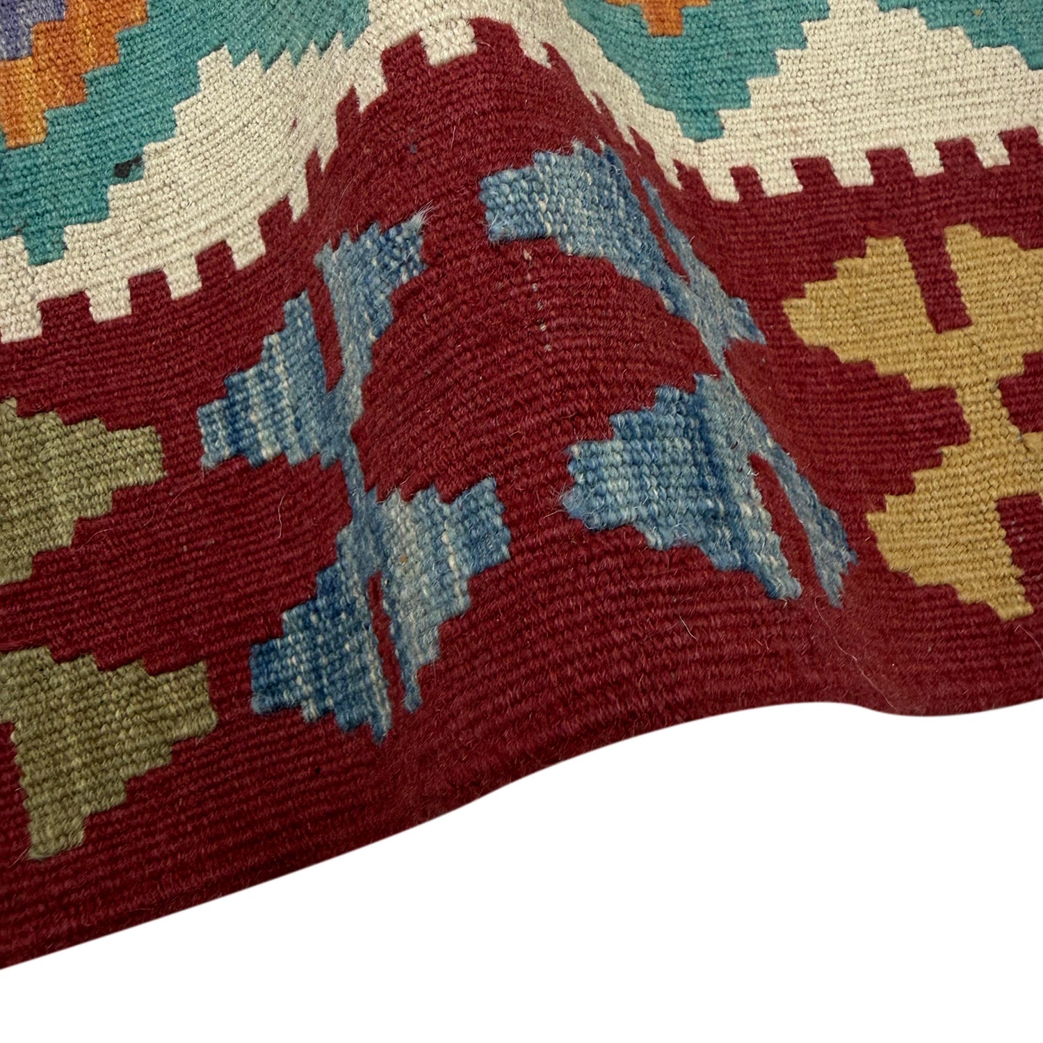 Handmade Vegetable Kilim 4' 4" x 5' 9" (ft) - No. R39650