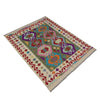 Handmade Vegetable Kilim 4' 0" x 5' 6" (ft) - No. R39651