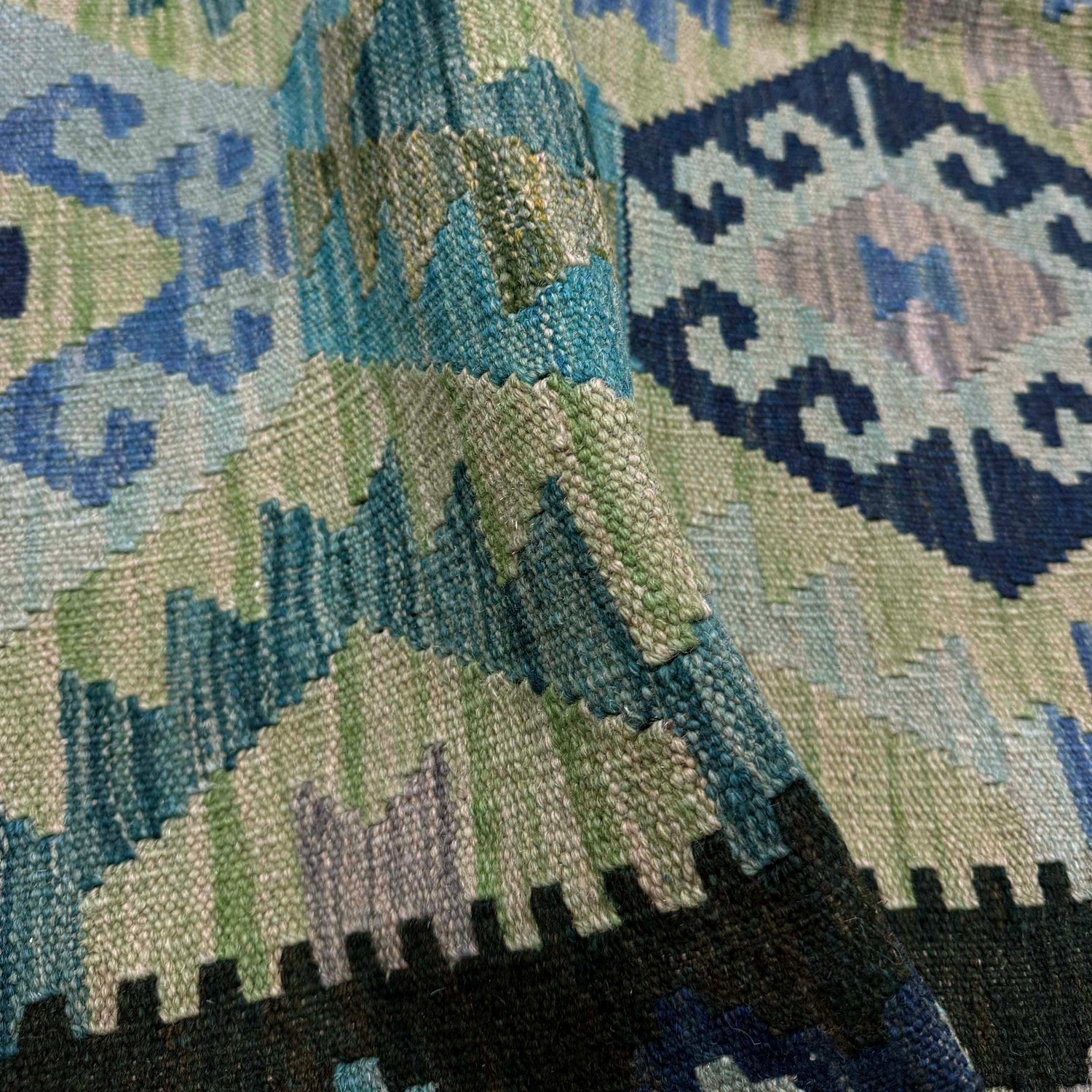 Handmade Vegetable Kelim 4' 4" x 5' 8" (ft) - No. R39652