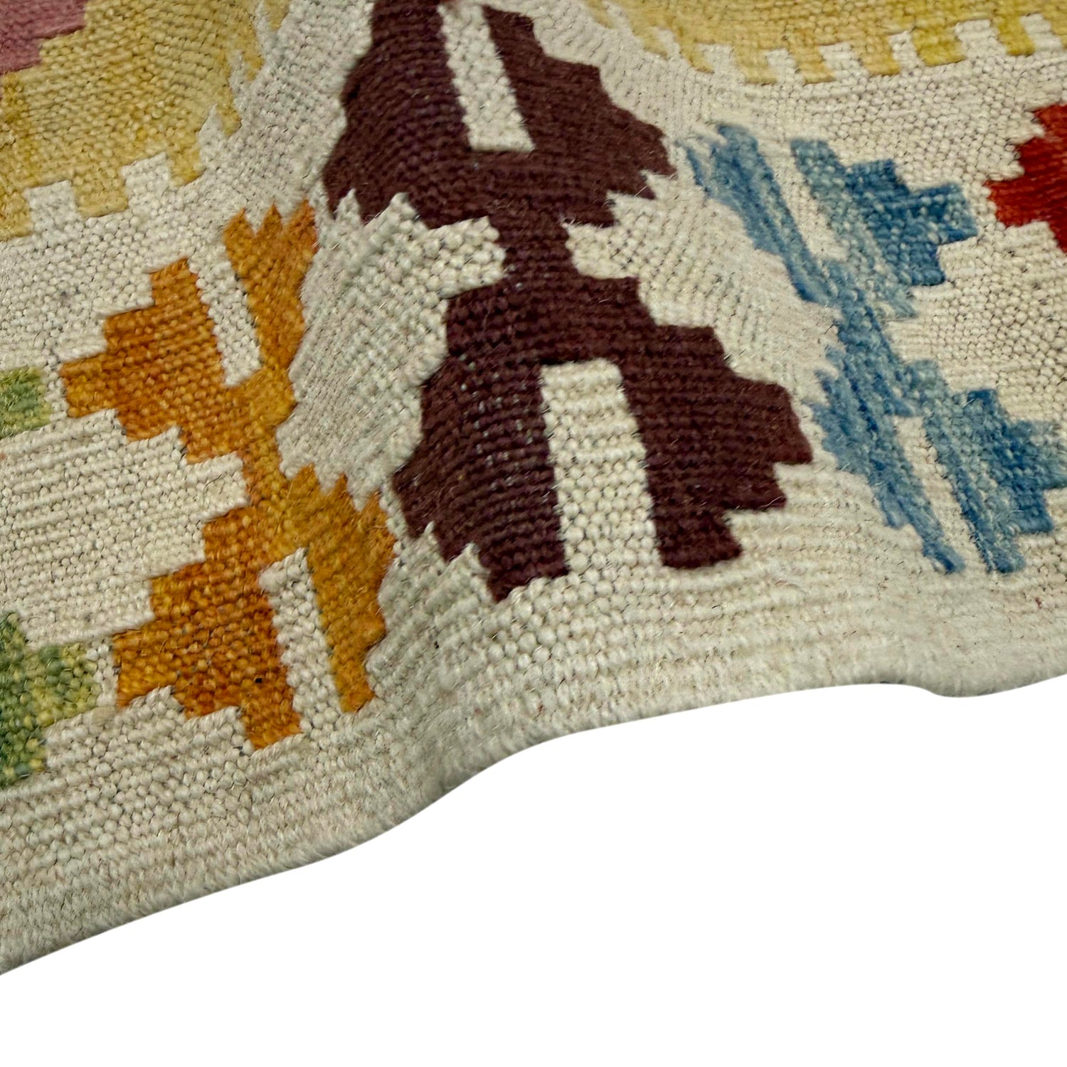 Handmade Vegetable Kelim 5' 3" x 6' 4" (ft) - No. R39653