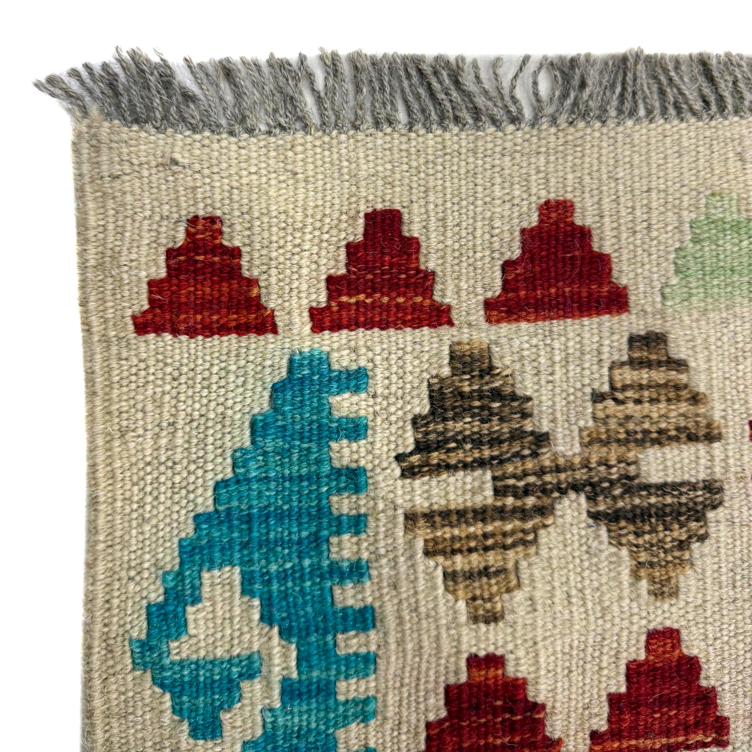 Handmade Vegetable Kilim 5' 1" x 6' 8" (ft) - No. R39654