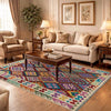 Handmade Vegetable Kilim 5' 1" x 6' 8" (ft) - No. R39654