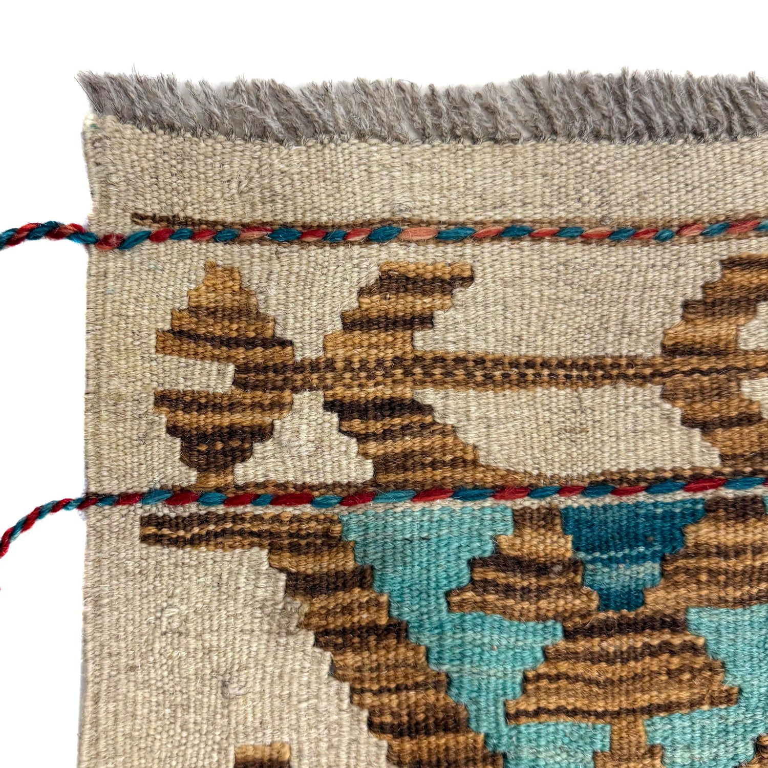 Handmade Vegetable Kelim 5' 2" x 6' 6" (ft) - No. R39655