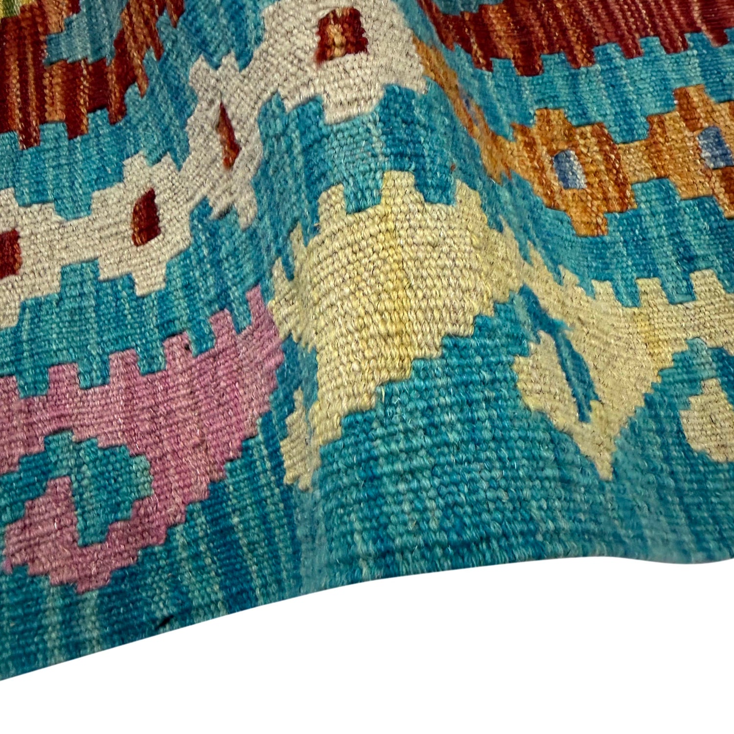 Handmade Vegetable Kilim 5' 10" x 8' 0" (ft) - No. R39656