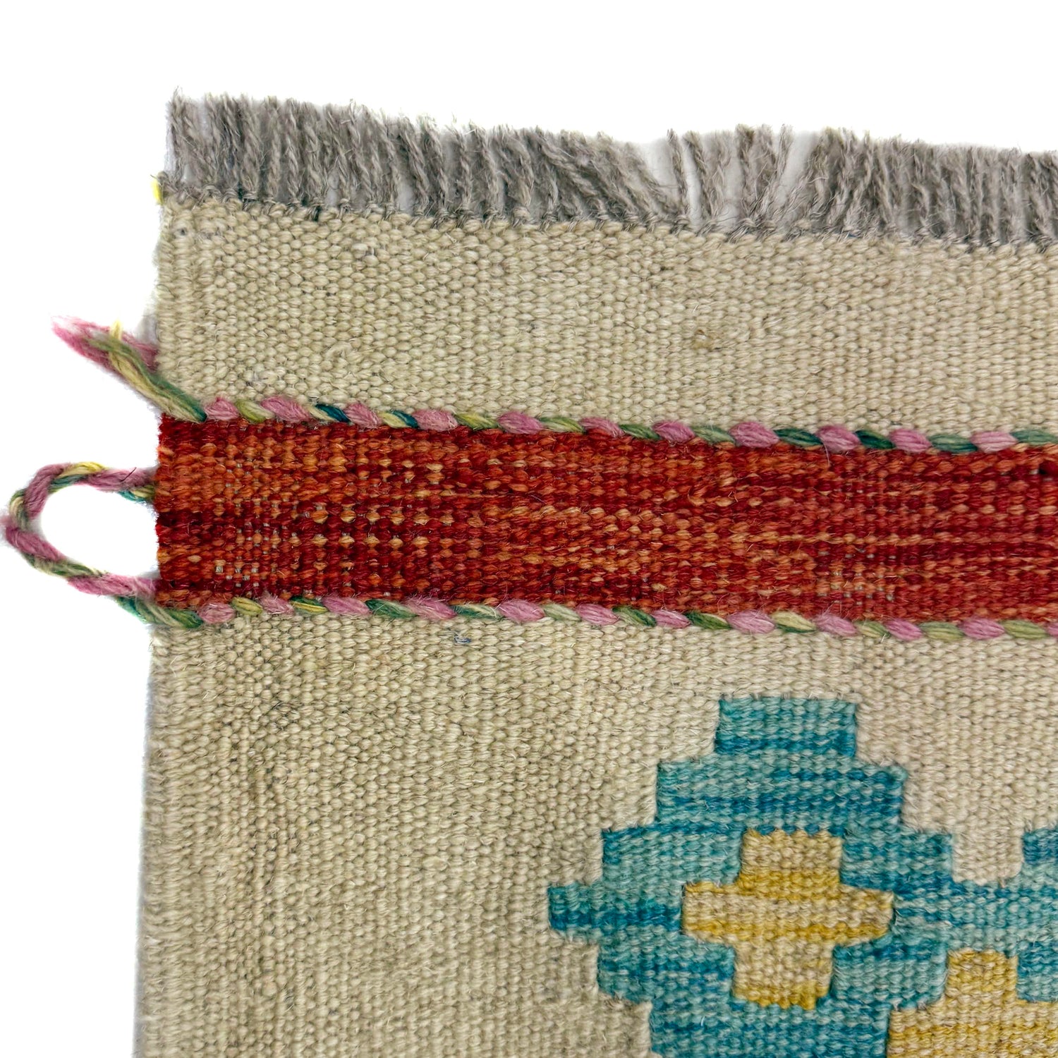 Handmade Vegetable Kelim 5' 9" x 8' 1" (ft) - No. R39659