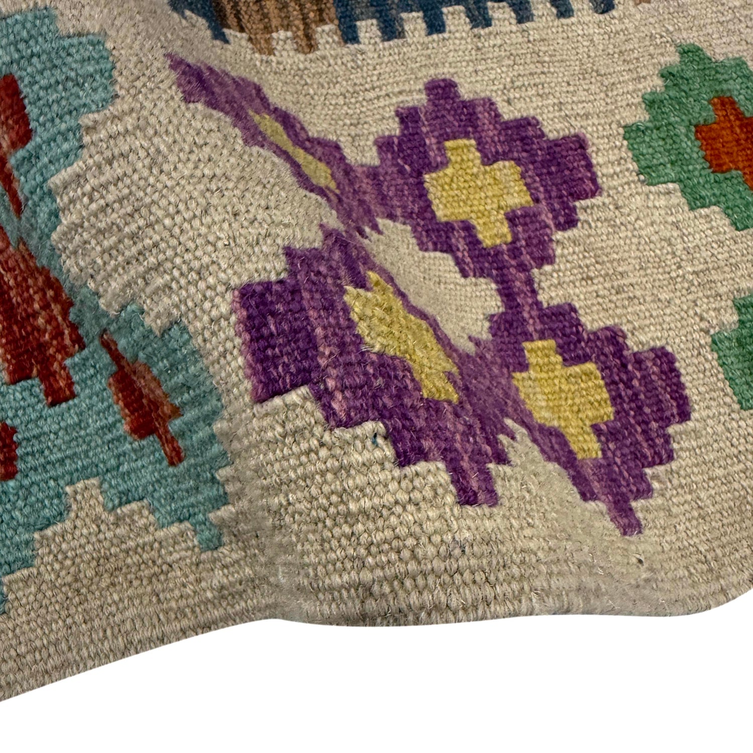 Handmade Vegetable Kelim 5' 9" x 8' 1" (ft) - No. R39659