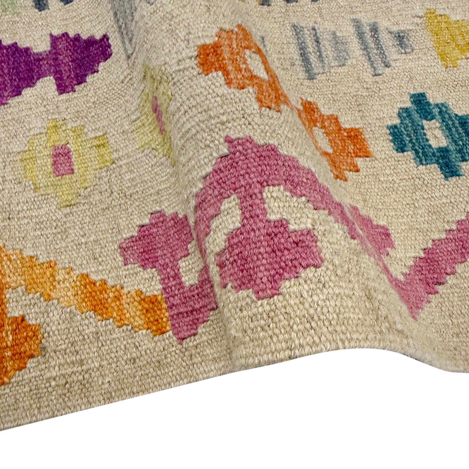 Handmade Vegetable Kelim 5' 10" x 7' 9" (ft) - No. R39660