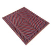 Red Color Mashwani Rug 4' 8" x 5' 10" (ft) - No. R39733