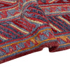 Red Color Mashwani Rug 4' 8" x 5' 10" (ft) - No. R39733