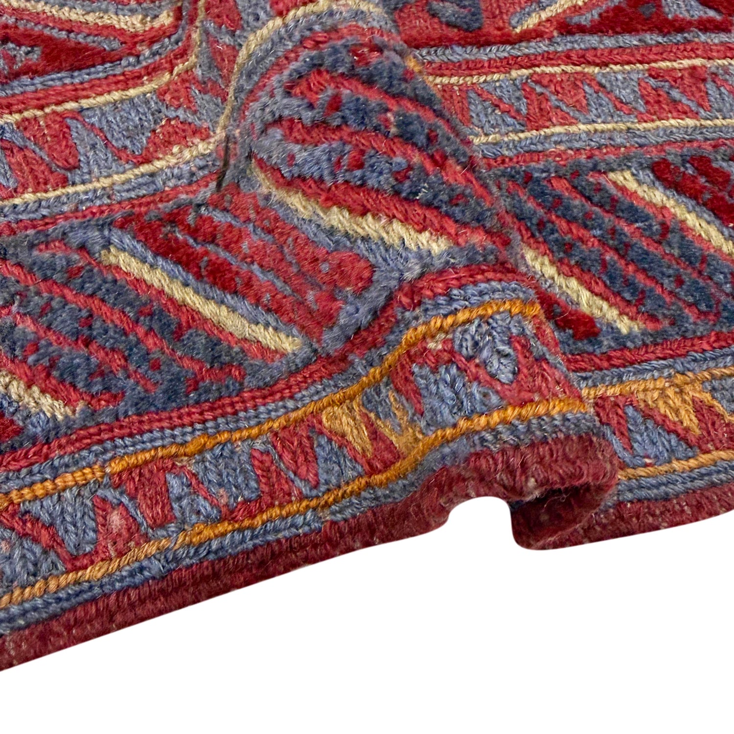 Red Color Mashwani Rug 4' 8" x 5' 10" (ft) - No. R39733