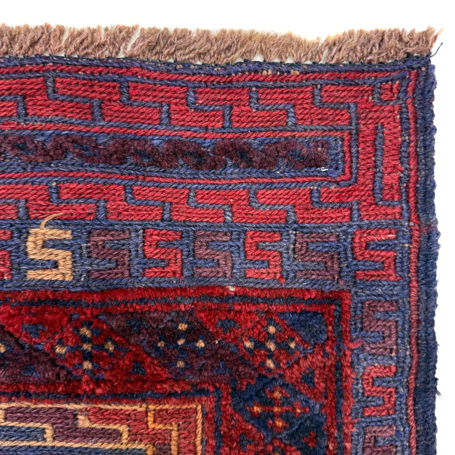 Red Mashwani Carpet 4' 10" x 6' 5" (ft) - No. R39735