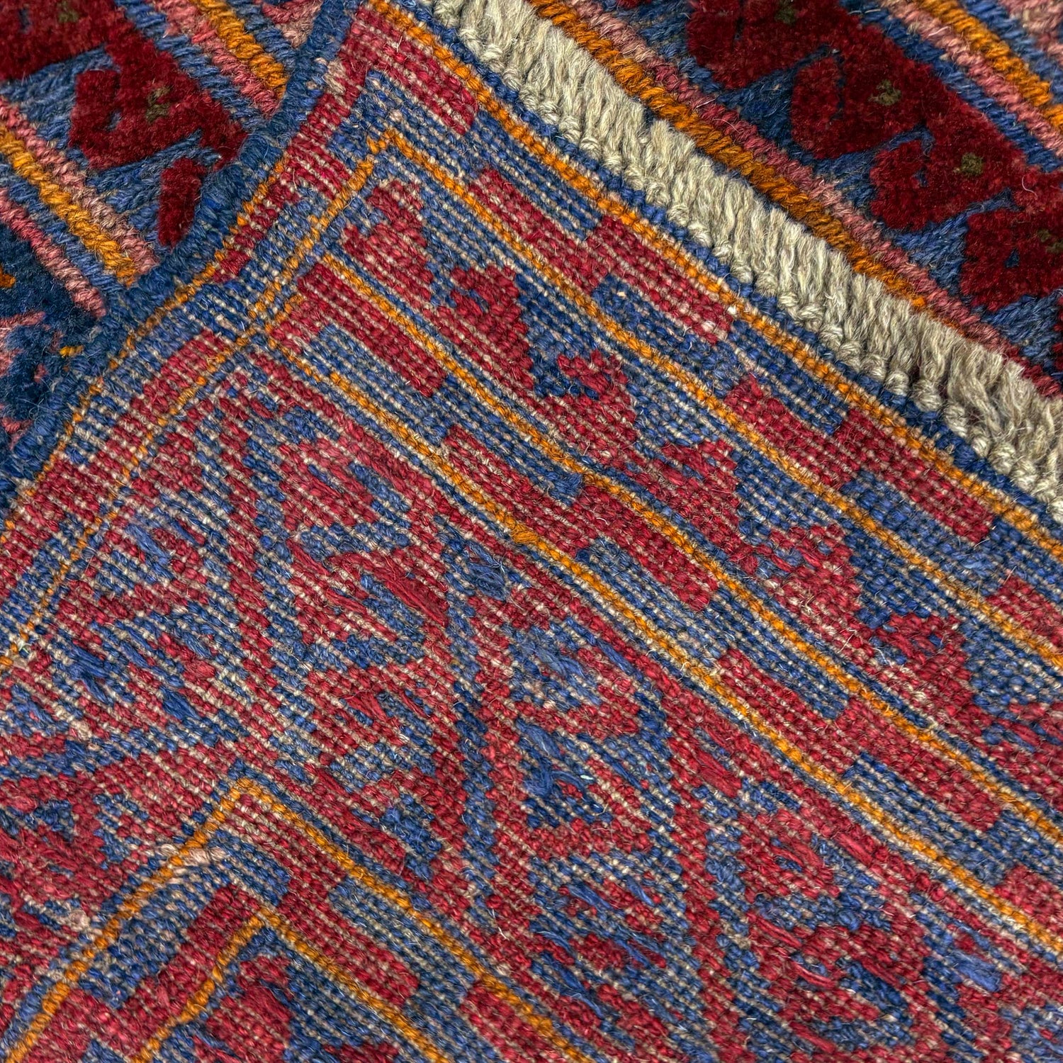Red Mashwani Qaleen 4' 11" x 6' 0" (ft) - No. R39736