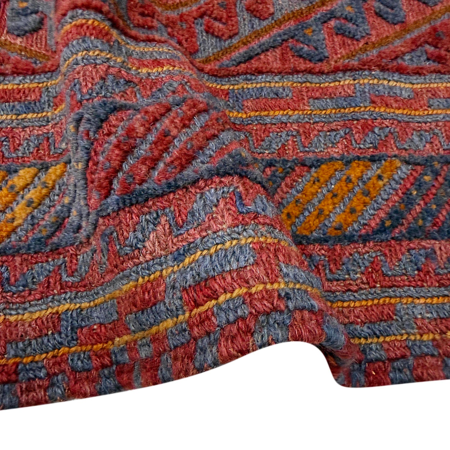 Red Color Mashwani Carpet 4' 10" x 6' 2" (ft) - No. R39740