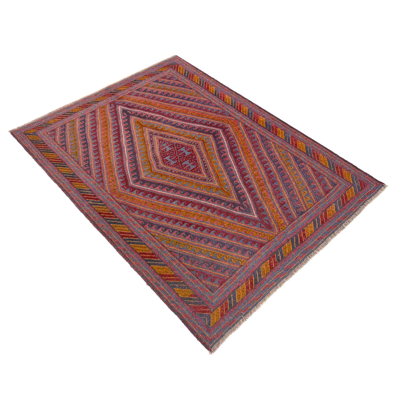 Multi Color Mashwani Carpet 4' 10" x 6' 1" (ft) - No. R39741