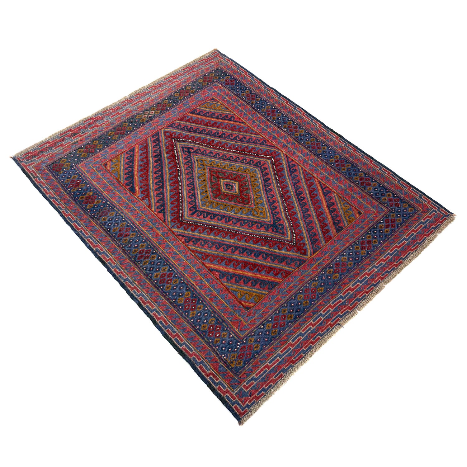 Multi Color Mashwani Qaleen 4' 10" x 6' 0" (ft) - No. R39744