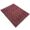 Red Color Mashwani Qaleen 4' 9" x 5' 11" (ft) - No. R39745