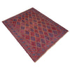 Red Color Mashwani Qaleen 4' 9" x 5' 11" (ft) - No. R39745