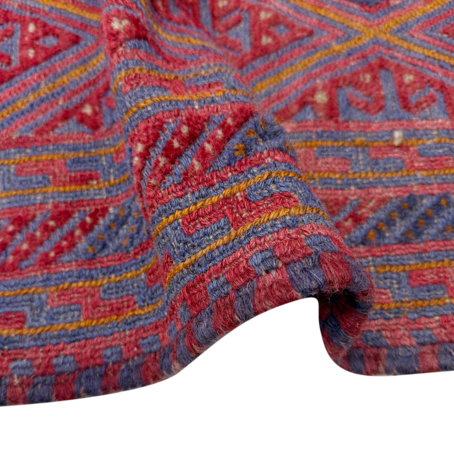 Red Color Mashwani Qaleen 4' 9" x 5' 11" (ft) - No. R39745