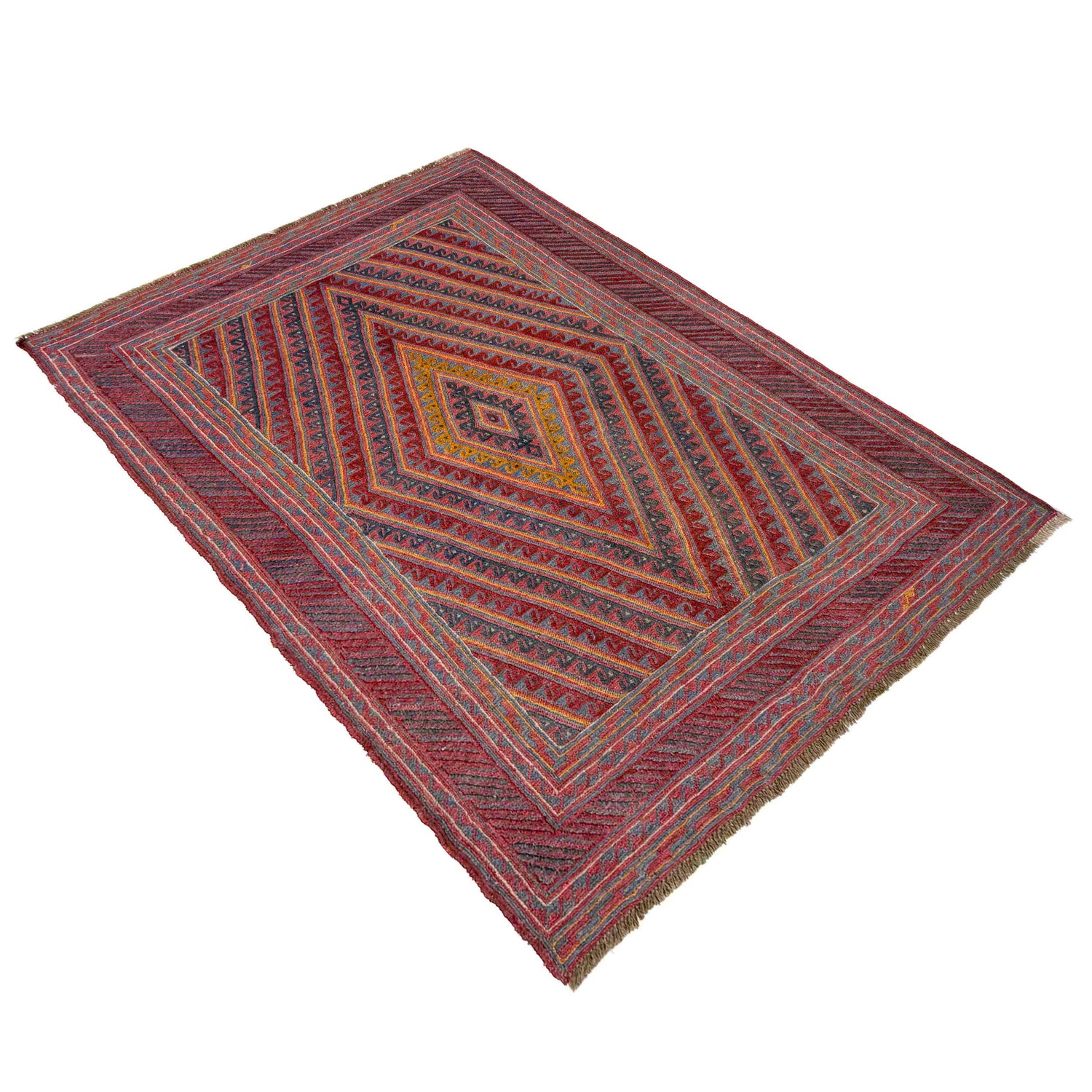 Multi Mashwani Rug 4' 8" x 6' 5" (ft) - No. R39749