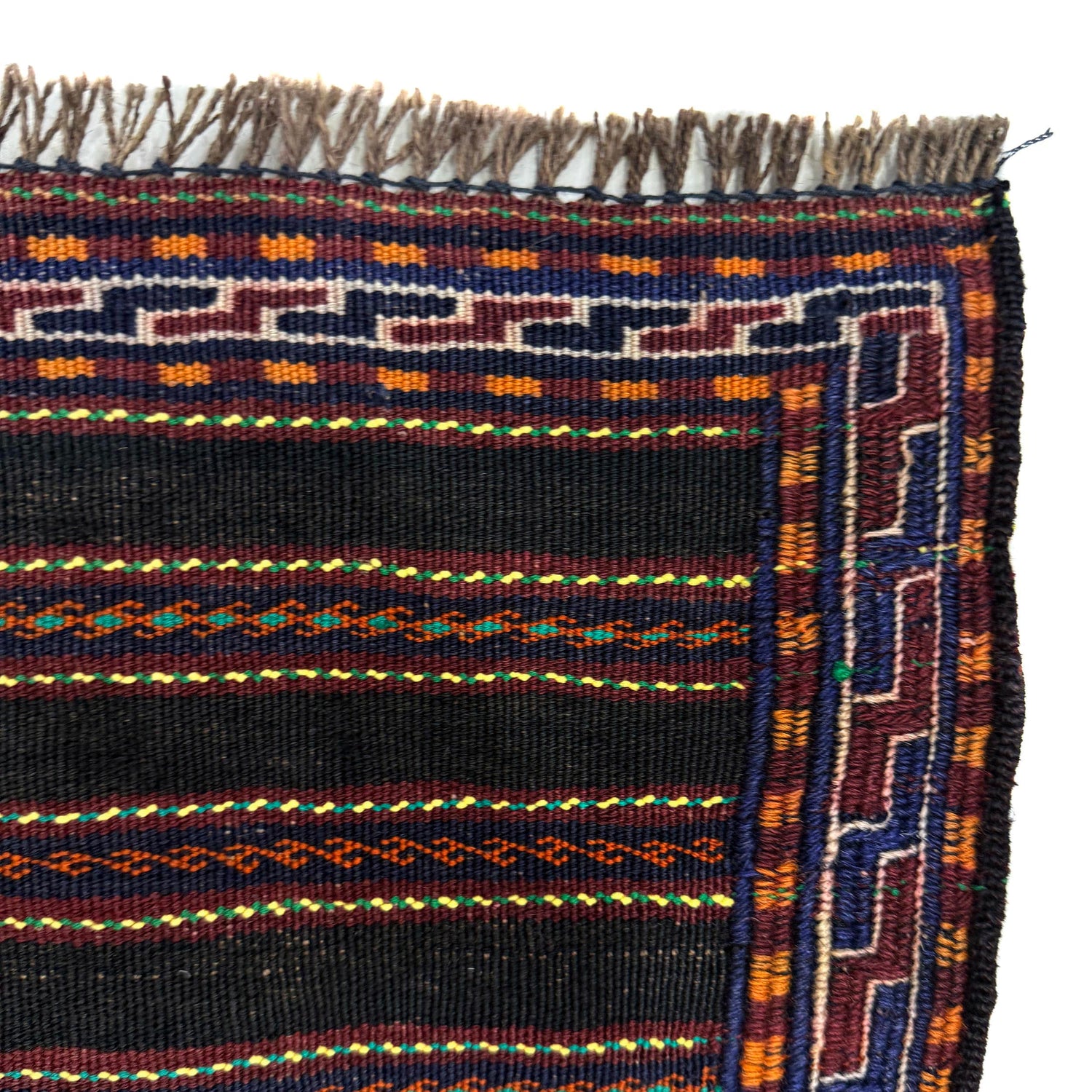 Multi Color Flatweave Laghari Kilim 4' 5" x 7' 5" (ft) - No. R39750