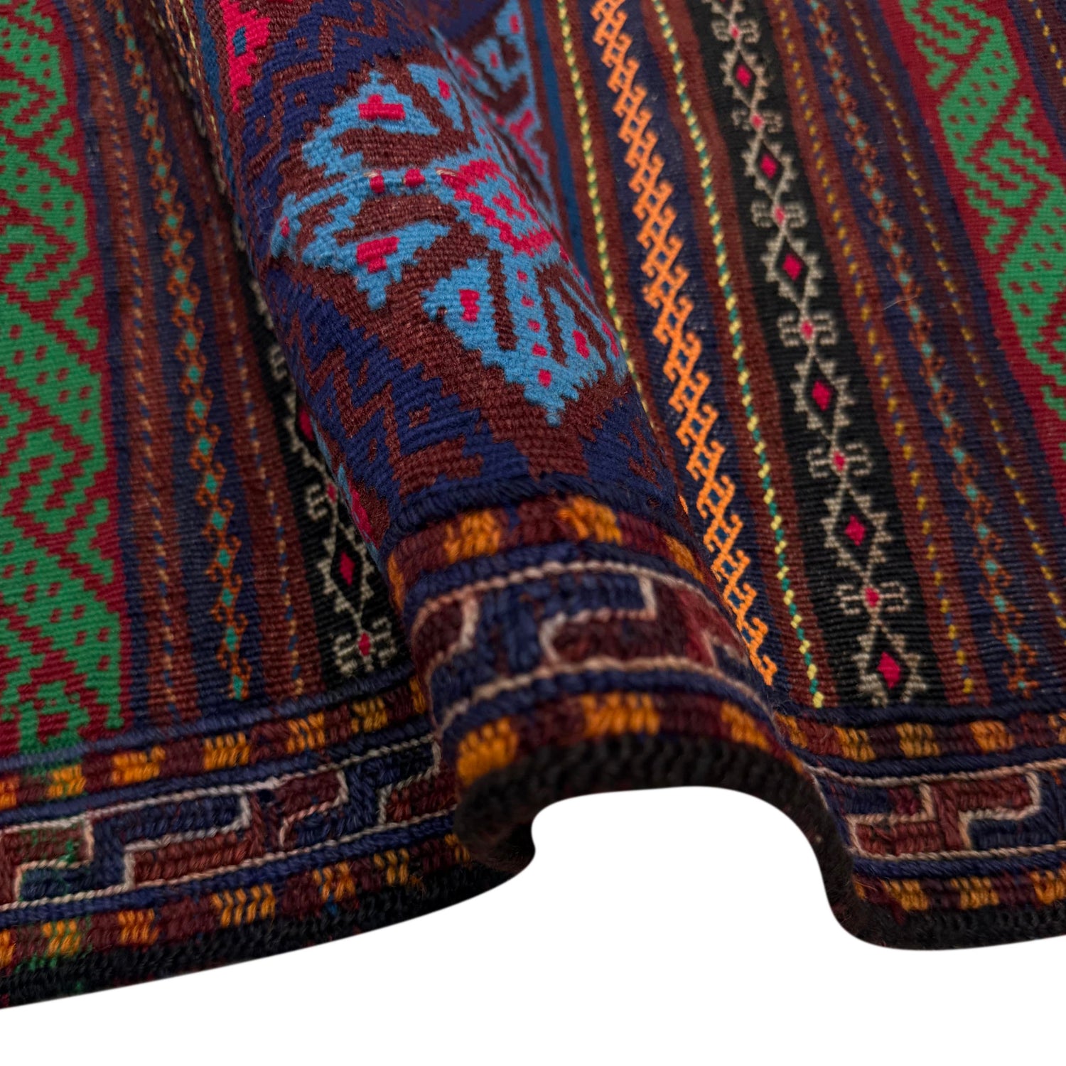 Multi Color Flatweave Laghari Kilim 4' 5" x 7' 5" (ft) - No. R39750