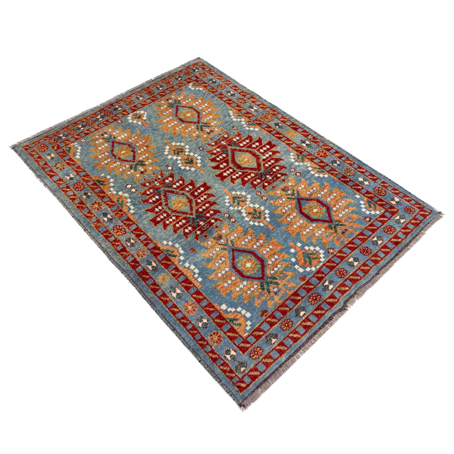 Turkish Design Oushak Carpet 4' 1" x 5' 9" (ft) - No. R39752